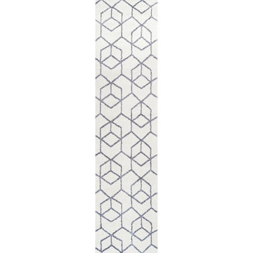 Tumbling Blocks Modern Geometric Area Rug 2